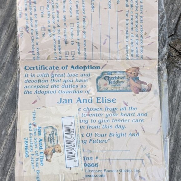 Cherished Teddies Jan and Elise School Figurine MIB - Picture 7 of 7